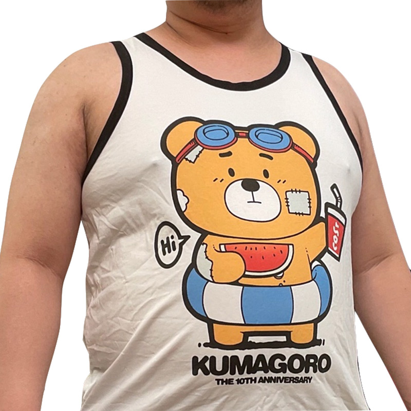 Home Gym Xl - Limited Edition KUMAGORO เสื้อกล้าม,Gym Bear เกย์เสื้อกล้ามแขนกุด,