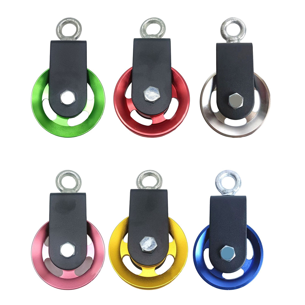 Home Gym Pulley System - ล้อพูลเล่ย์อะลูมิเนียมอัลลอยด์ขนาด 88 มม. สำหรับระบบสายเคเบิลในยิมที่บ้าน ดีไซน์ประหยัดพื้นที่ ขนาด