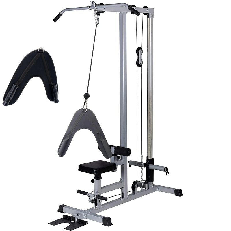 Home Gym Cable Machine - V-Shape ท้อง Crunch สายรัดเข็มขัดกลับการออกกำลังกายดึงสายรัด Tali Bahu