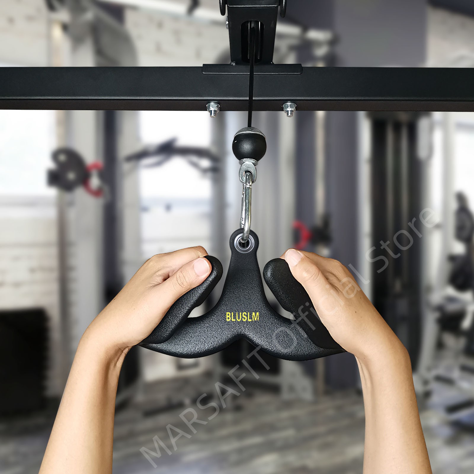 Home GYM Fitness Lat ดึง Handl - Home Gym Cable Machine บทวิจารณ์และราคา