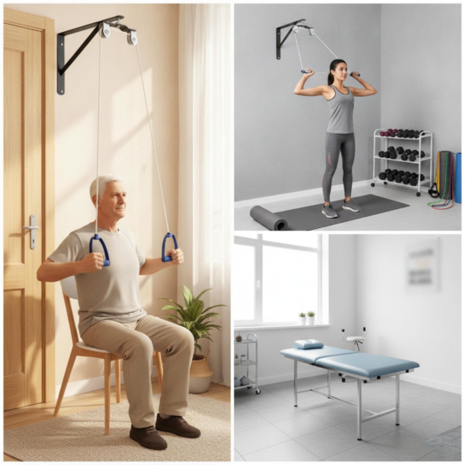 เครื่องฝึกกล้ามเนื้อไหล่พร้อมท - Home Gym Pulley System บทวิจารณ์และราคา