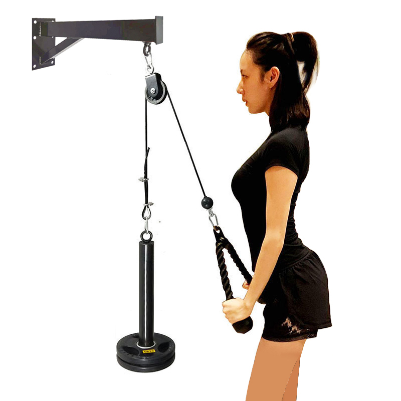 GYMติดผนังฟิตเนสDIYรอกสายเครื่ - Home Gym Pulley System บทวิจารณ์และราคา