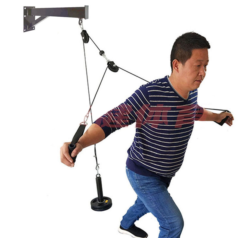 GYMติดผนังฟิตเนสDIYรอกสายเครื่ - Home Gym Pulley System บทวิจารณ์และราคา