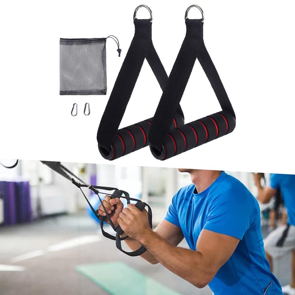 2x การออกกําลังกายจับการออกกํา - Home Gym Pulley System บทวิจารณ์และราคา