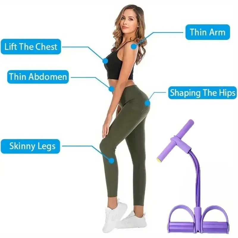 อุปกรณ์ฝึกดึงเชือกยืดหยุ่น 4 ร - Home Gym Used บทวิจารณ์และราคา