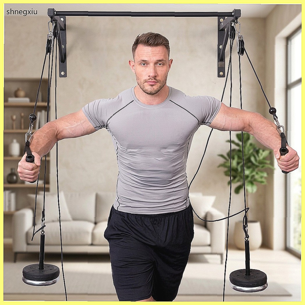 ระบบรอกออกกำลังกายแบบติดผนัง D - Home Gym Pulley System บทวิจารณ์และราคา