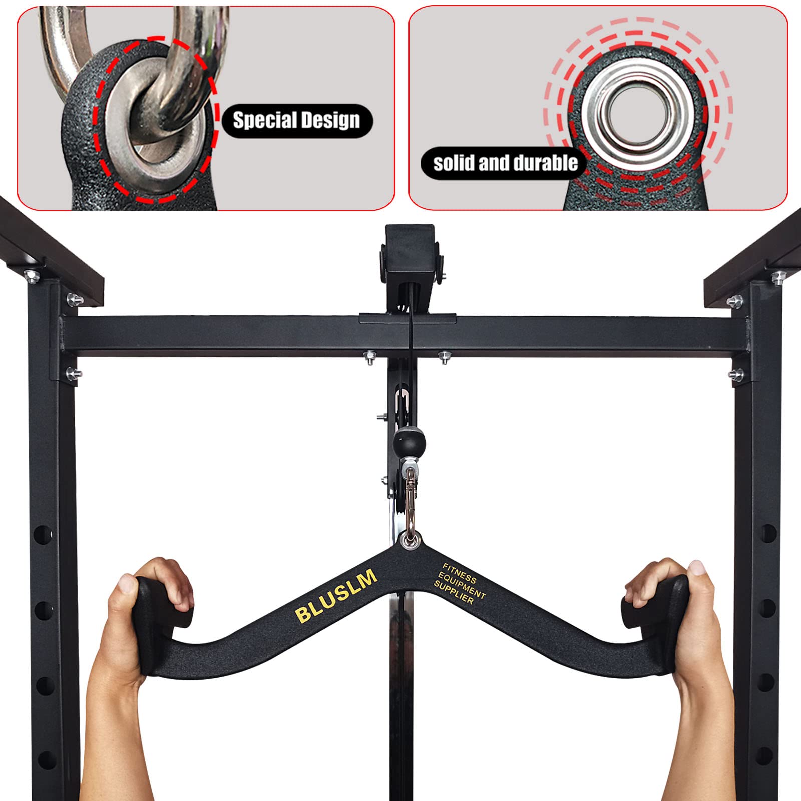ที่จับสำหรับออกกำลังกายในยิมที - Home Gym Cable Machine บทวิจารณ์และราคา