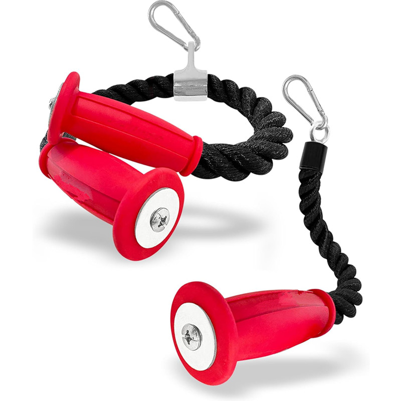 Ergonomic Tricep Ropes Non-Sli - Home Gym Cable Machine บทวิจารณ์และราคา