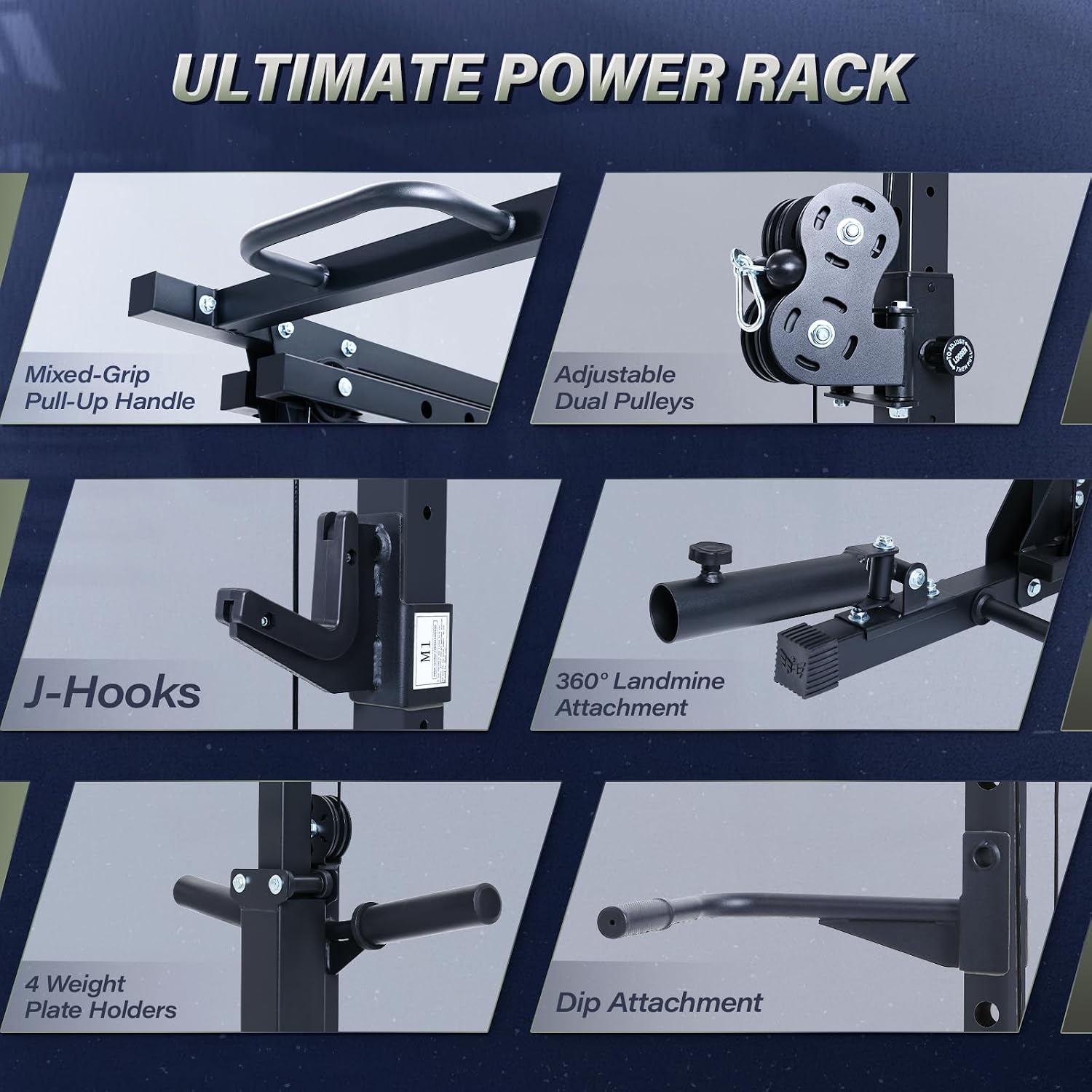 Drone3 Power Rack, แร็คออกกำลั - Home Gym Pulley System บทวิจารณ์และราคา