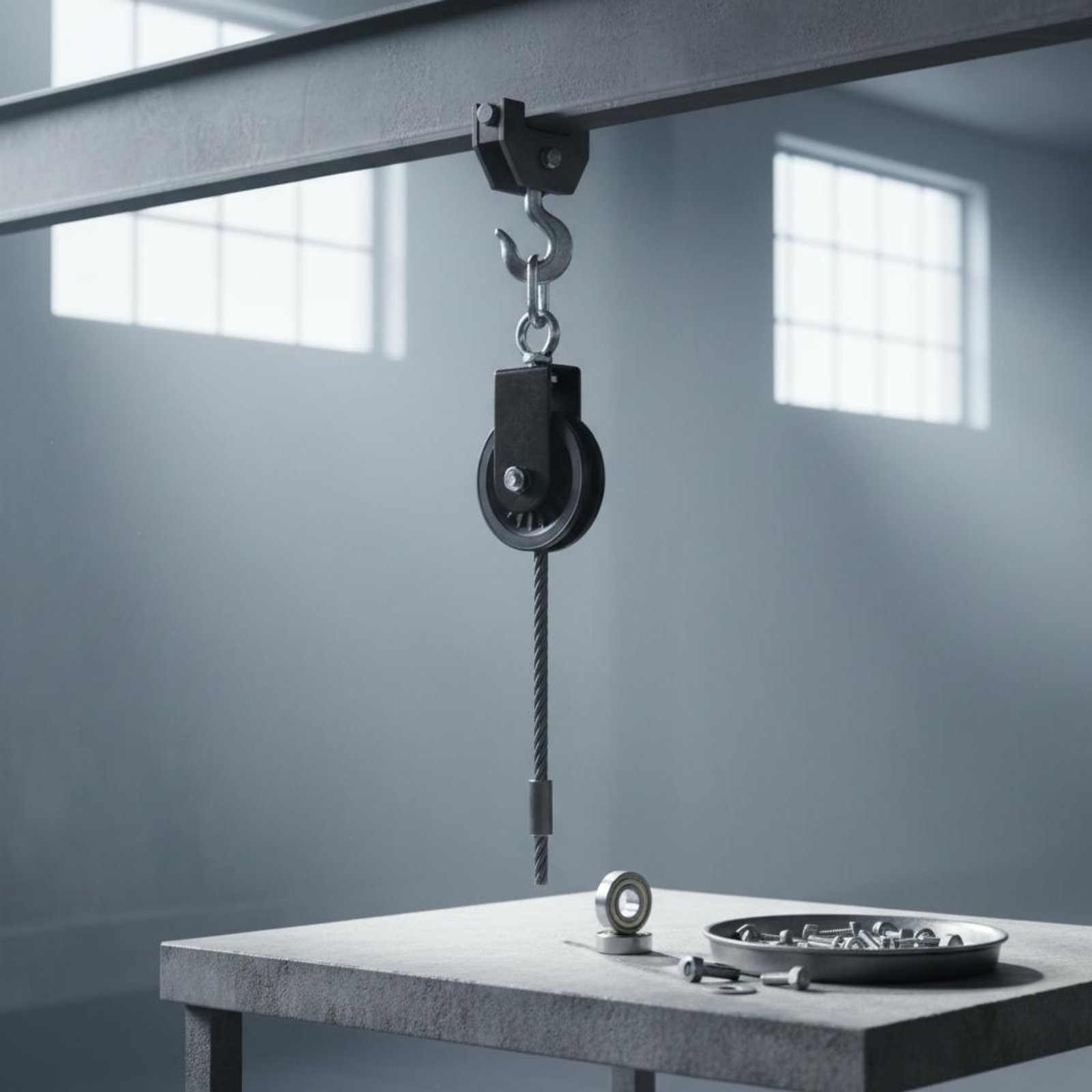 ขายึดรอกฟิตเนส DIY แบบเงียบสำห - Home Gym Pulley System บทวิจารณ์และราคา