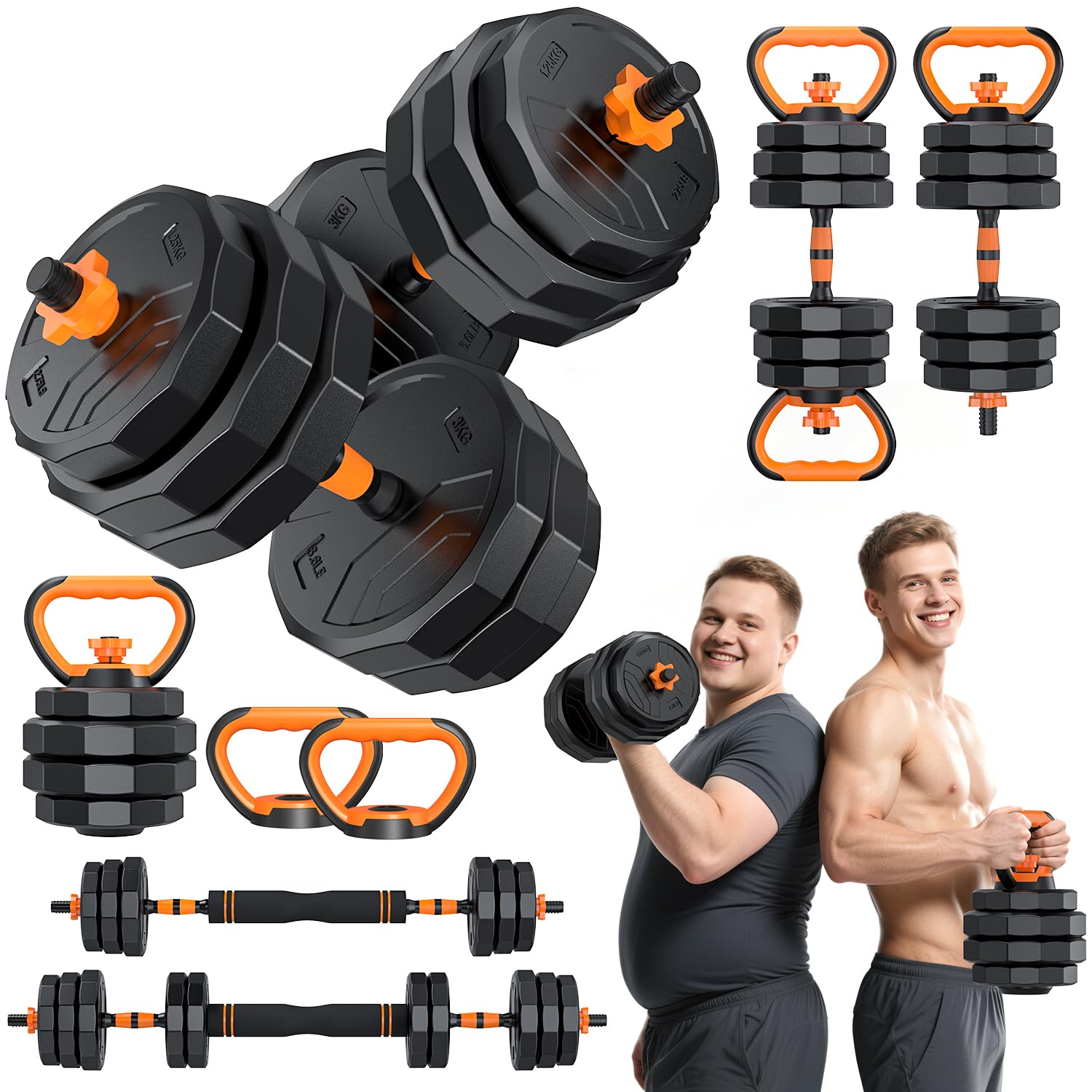 ดัมเบลปรับน้ำหนักได้ 5-in-1 น้ - Home Gym Used บทวิจารณ์และราคา