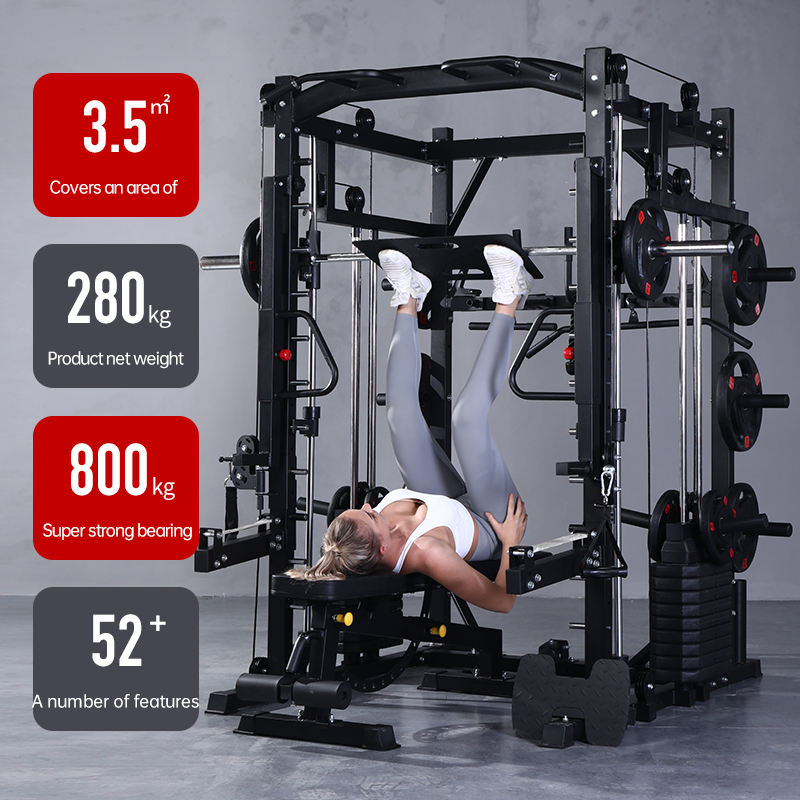 สมิธแมชชีน แร็คออกกำลังกายแบบค - Home Gym Cable Machine บทวิจารณ์และราคา