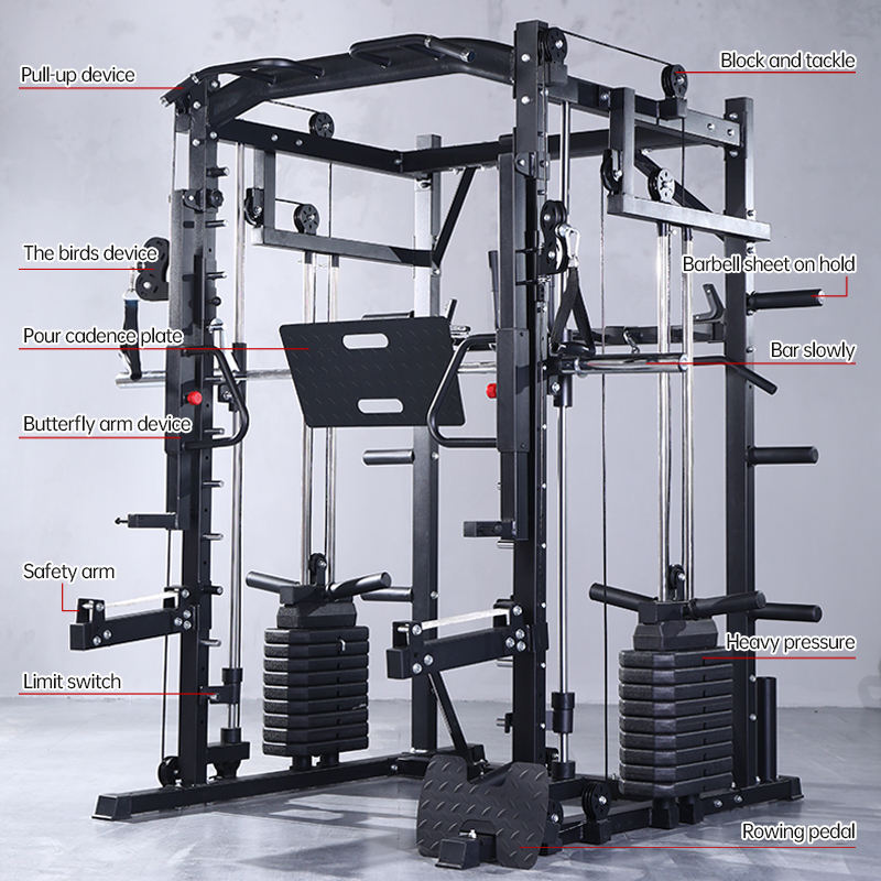 สมิธแมชชีน แร็คออกกำลังกายแบบค - Home Gym Cable Machine บทวิจารณ์และราคา