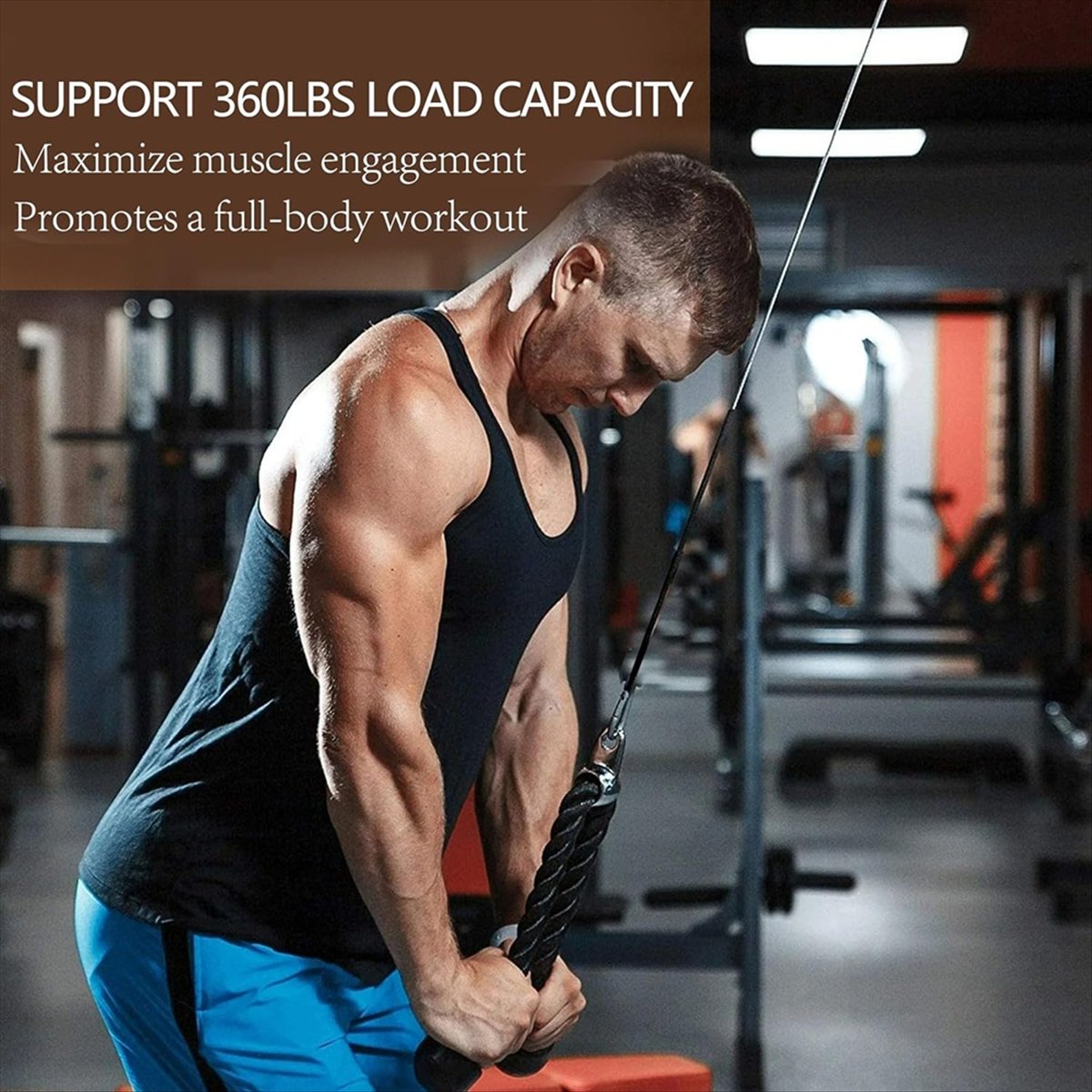 สายเคเบิลต่อขยายสำหรับออกกำลัง - Home Gym Cable Machine บทวิจารณ์และราคา