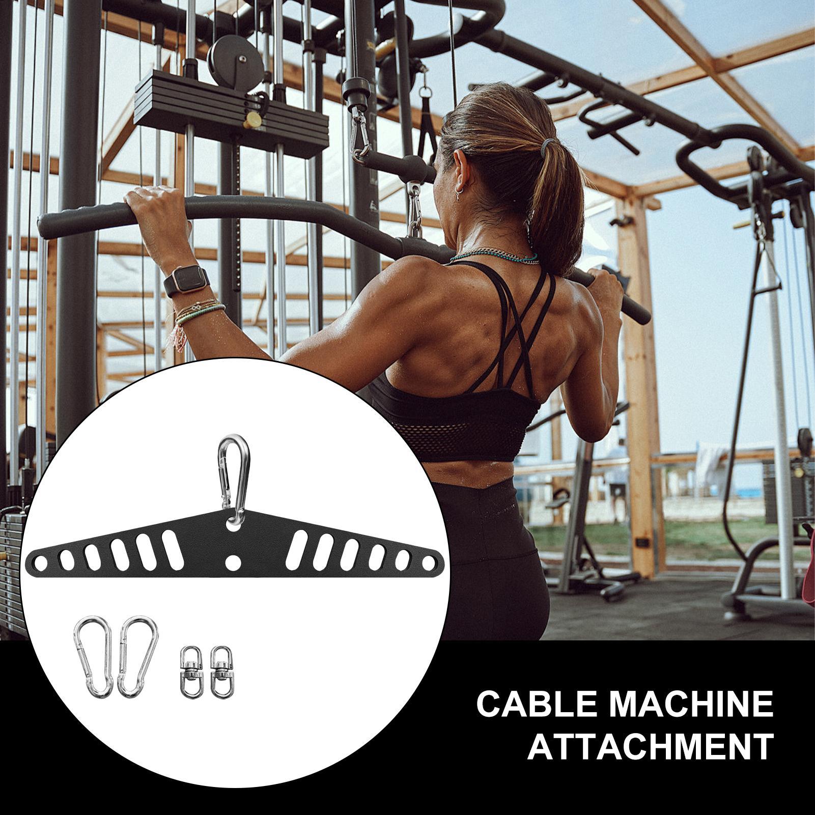 สายเครื่องสิ่งที่แนบมารอกระบบแ - Home Gym Pulley System บทวิจารณ์และราคา