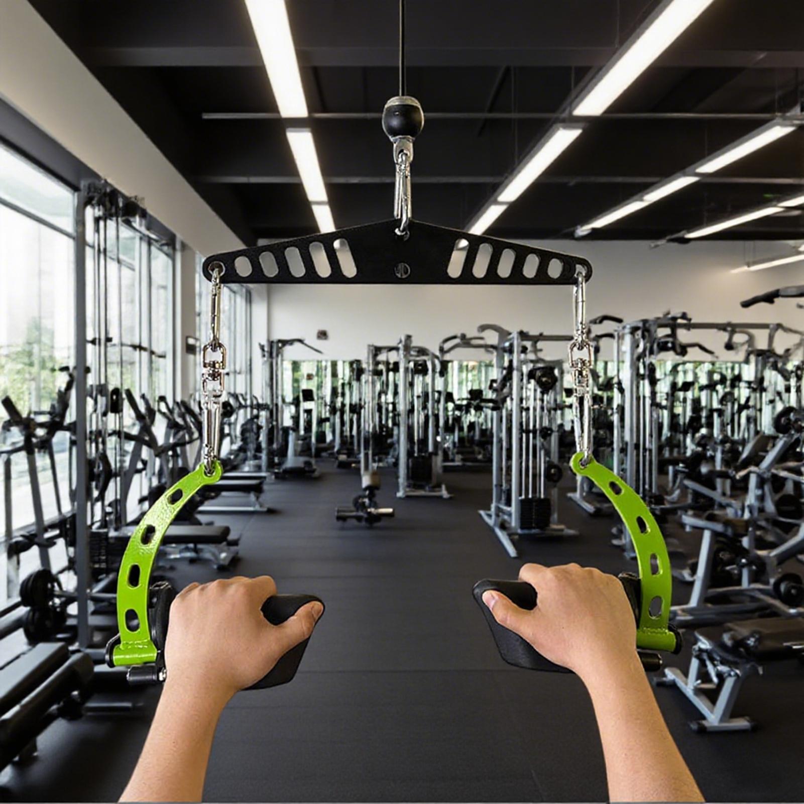 สายเครื่องสิ่งที่แนบมารอกระบบแ - Home Gym Pulley System บทวิจารณ์และราคา